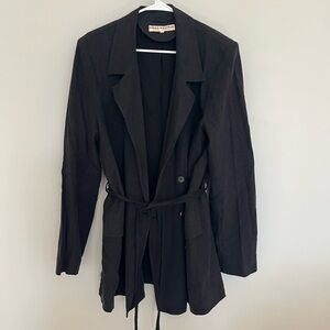 Free People Linen Blazer